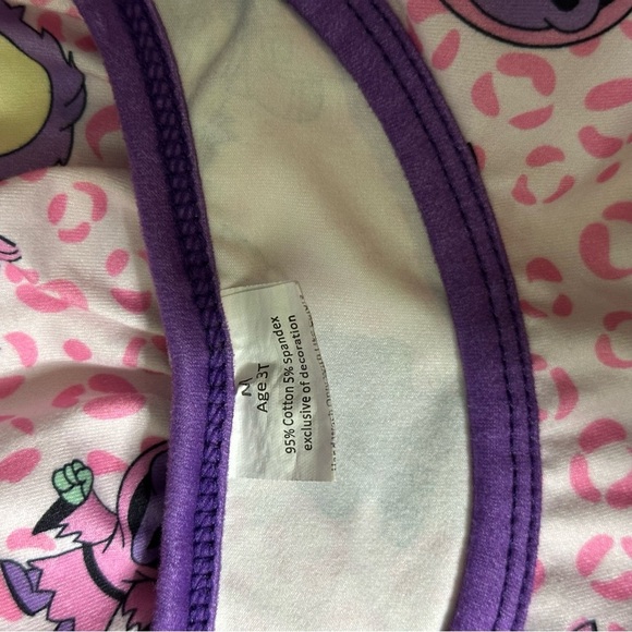 Great Lakes Kids Apparel Horror Dress Pink Purple Ghost Face Haloween It 3T - Picture 11 of 11